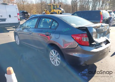 2012 Honda Civic Ex from USA, damaged, VIN 19XFB2F81CE318377